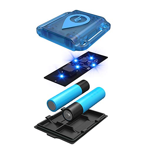 BREADCRUMB Mini Portable Bluetooth Location Marker with Ultra Bright LED Light and Repeating Sound Beacon