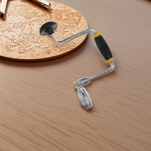Taladro manual herramienta perforadora multifuncional para madera con manivela de acero 6