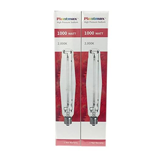 Plantmax 1000 Watt HPS (High Pressure Sodium) Bulb "2 Pack"