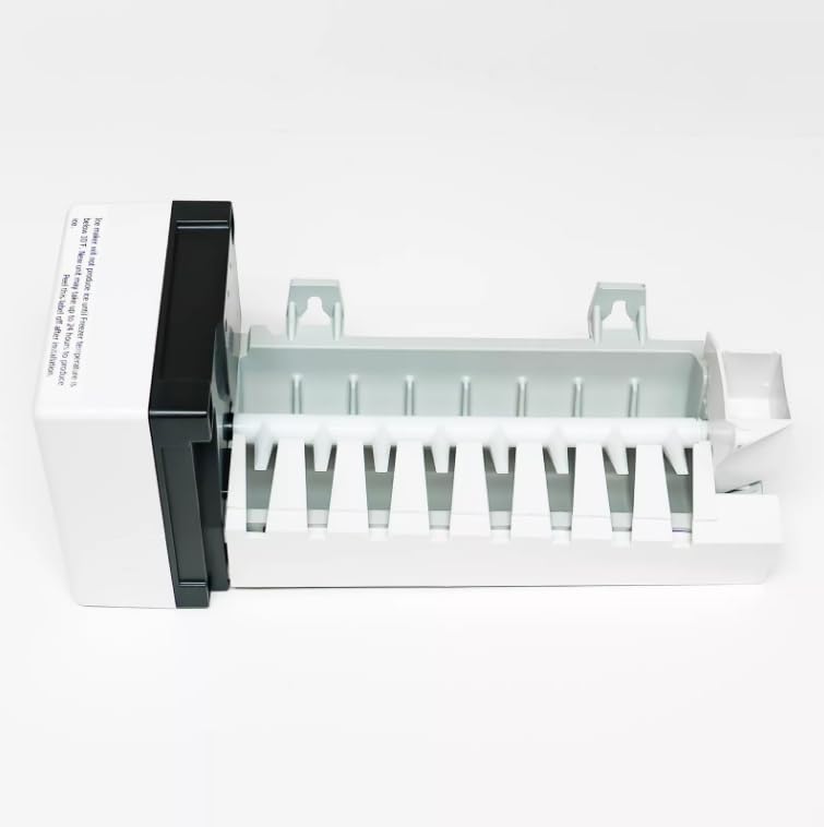 Refrigerator Ice Maker Assembly Replacement for Whirlpool ED2KVEXVB01 ED2KVEXVL00 ED2KVEXVL01 ED2KVEXVQ00 ED2KVEXVQ01 ED2LDEXWB00 ED2LDEXWL00 ED2LDEXWQ00 ED2LHEXTD00 ED2LHEXTD10 ED2LHEXTD11