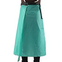SOUUXIU Ultraleichter dünner Regenrock wasserdichte Kilt Regenhose Packable Windschutz Kilt Rock