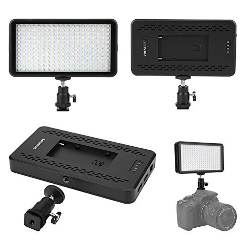 Video Light, 3200K/6000K Interview Light, 2 Color Temperatures for Outdoor Shooting