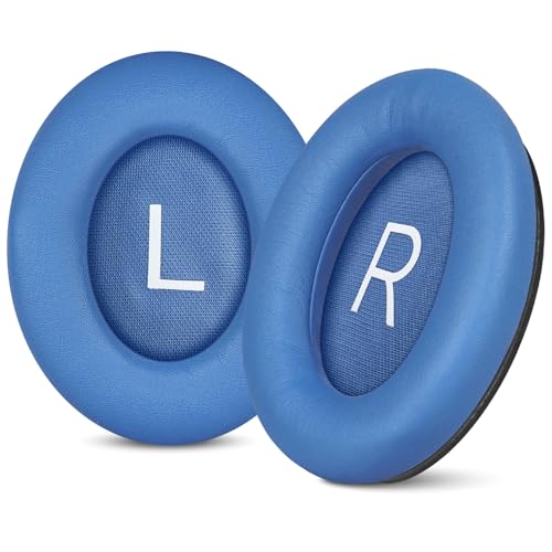 Image of Aurivor Replacement Ear Pads for Bose QuietComfort 45 35 ii (QC45 QC35) Headphones, Earpads Cushions for QC SE SC & New Quiet Comfort (Deep Bass), with Softer Foam & Protein Leather (Blue Dusk)