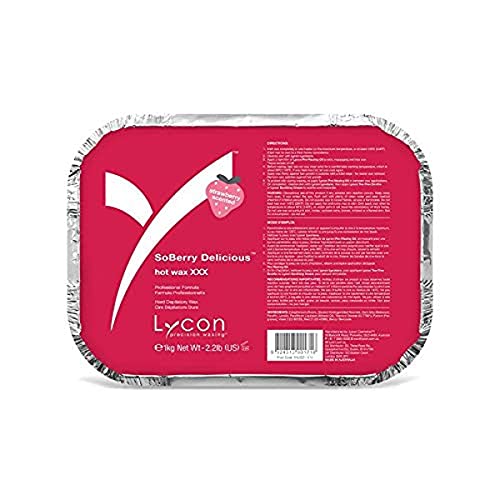 Lycon Soberry Delicious Hot Wax Stripless Hard Wax 35.3 oz