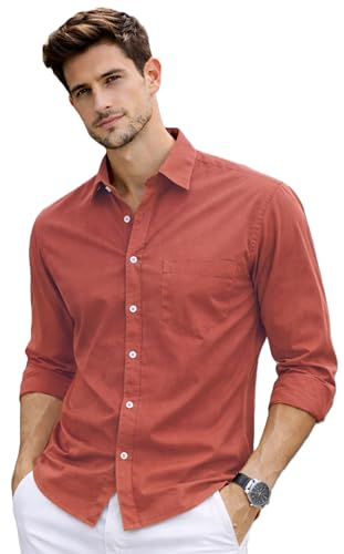 Image of Ben Martin Shirt for Men | Regular Casual Shirts for Mens' | Men's Casual Shirt's Slim Fit | Full Sleeve Cotton Shirts for Men's | Solid Shirt's for Mens Stylish | Formal & Casual Office Wear Shirts