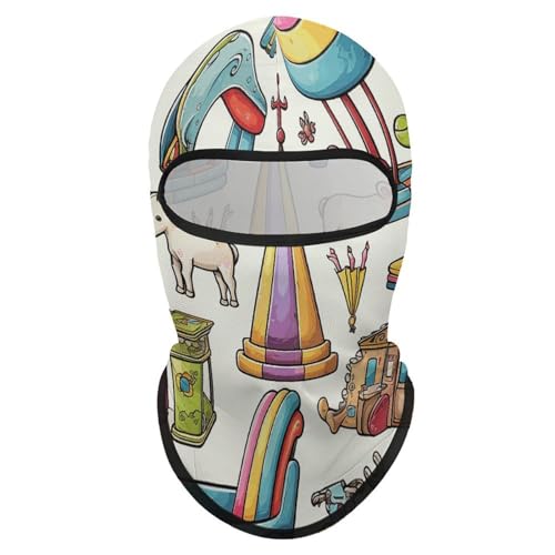 Balaclava Mask for Men Ski Mask for Women Amusement Toys Full Face Mask Face Cover for Cycling miniatura 7