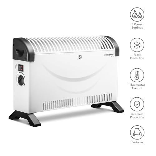 TROTEC Konvektor Heizung TCH 19 E – Heizleistung 750 W / 1250 W / 2000 W – Elektro Heizkörper – Bild 3