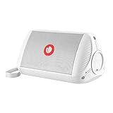 NGS Roller Ride White Altavoz Bluetooth Portátil 10W con Entrada de Audio Auxiliar y Micro SD, Waterproof IPX4, Blanco