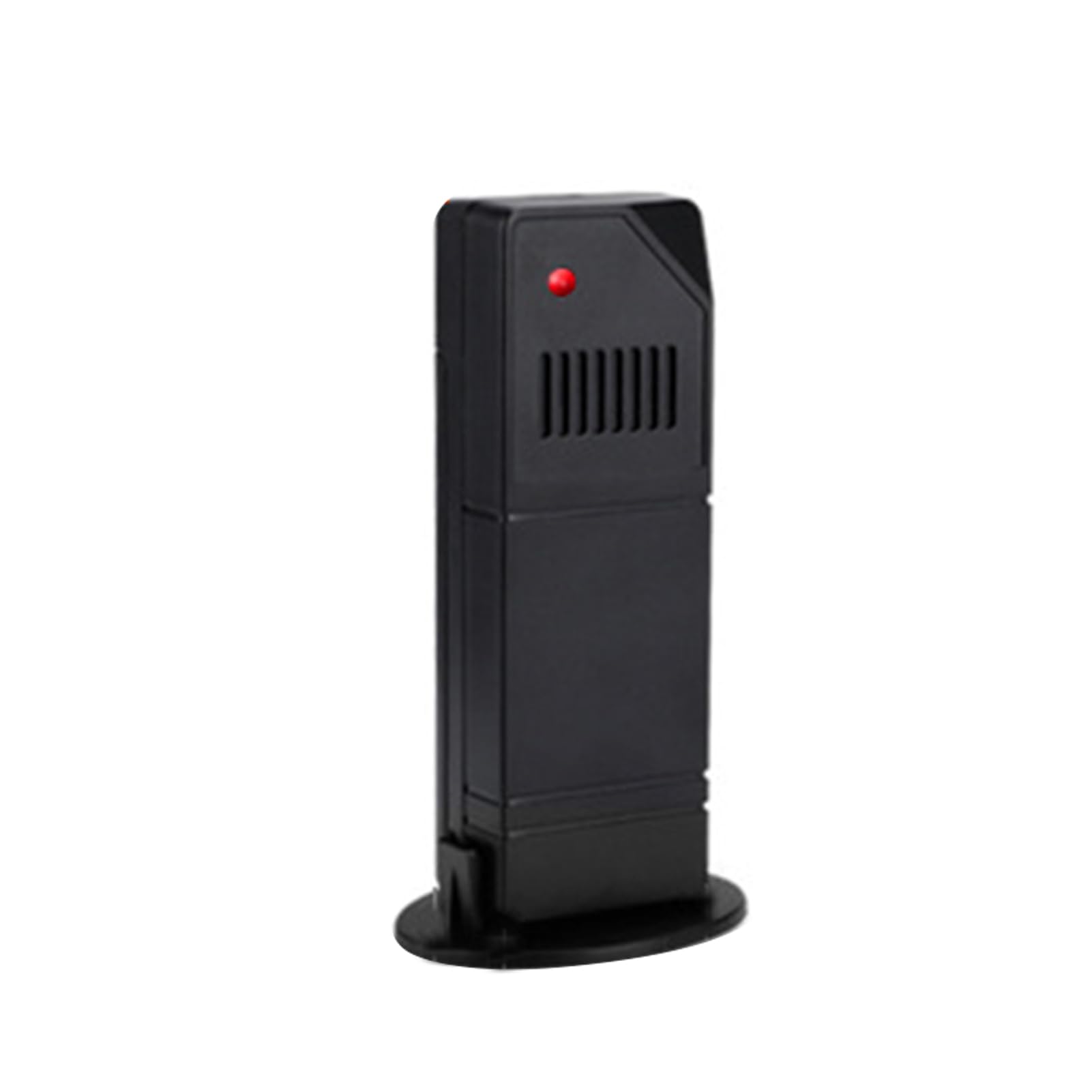 Station météo sans fil intérieure/extérieure avec thermomètre et hygromètre, écran tactile couleur, horloge météo avec capteur déporté, mesure de la température et de l'humidité, (TS-3310-BK Noir)