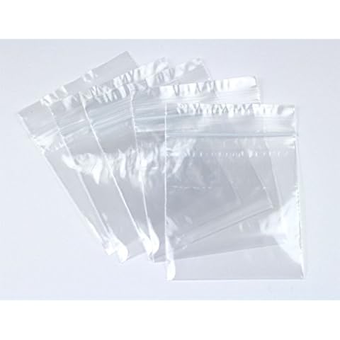200pcs 30mm x 30mm Small Clear Poly Plastic Grip Seal Cover