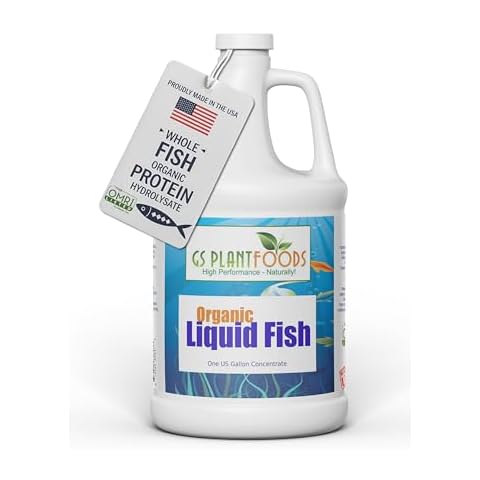 Organic Hydrolyzed Liquid Fish Fertilizer by GS Plant Foods (1 Gallon) Cover