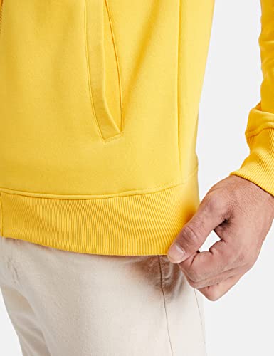 Image of Amazon Brand - Symbol Men Cotton Blend High Neck Zipper Sweatshirt (Available in Plus Sizes)