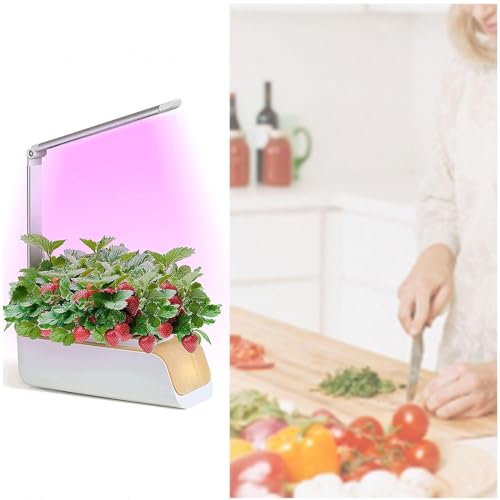 BesBet Kit Cultivo Hidroponico, Grow Lights Indicador De Bajo Nivel De Agua, Control De Chip Inteligente, Invernaderos De Jardin, para JardineríAsuculentas HidropóNicas