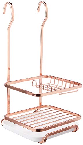 Suporte para Sabão/Deterg/Esponja Cobre Future Rose Gold