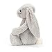 Jellycat Bashful Grey Bunny Stuffed Animal, Large 15 inches - Rabbit and Bunny Plush Toy - Classic Children's Gift