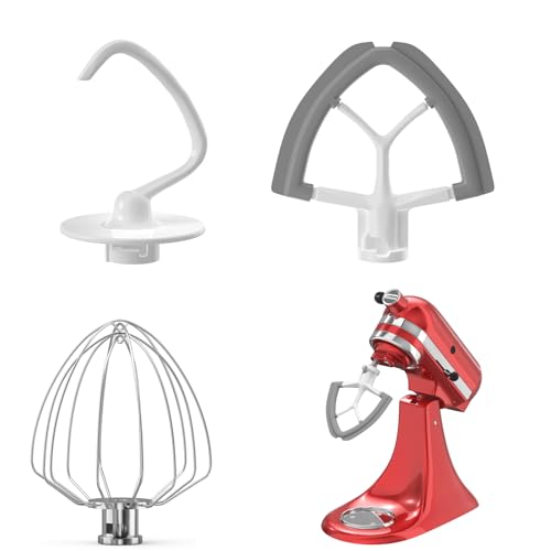 Flex Edge Beater 3Pcs for KitchenAid Mixer...