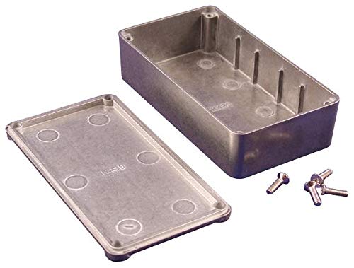 1590K430 - Metal Enclosure, Zinc Diecast, Small, Diecast Aluminium, 31 mm, 62 mm, 112 mm, IP54 (Pack of 2) (1590K430)