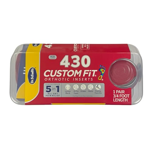 CF 430,High Arch Support, Absorbs Shock,Relieve Pain,Knee, Plantar Fascia,Lower Back, Heel, Insoles Fit Shoes,Orthotics 3/4 Length Inserts