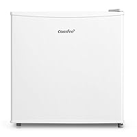 COMFEE' RCD50WH2(E) Mini frigo bar 43L e zona refrigerante, Frigorifero piccolo Monoporta)