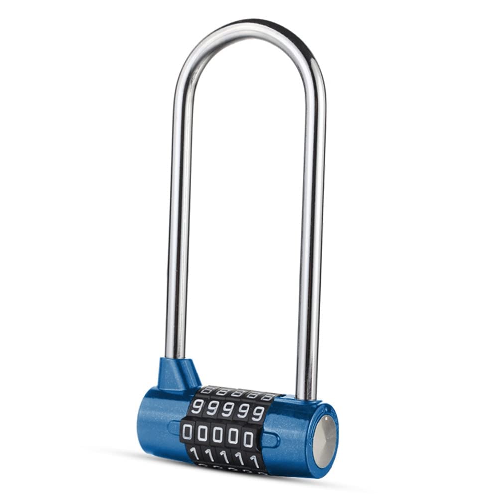 Lucchetti for bagagli,Lucchetti a combinazione,Lucchetto a combinazione Lucchetto a combinazione a 5 cifre Lucchetto a codice for esterni resistente da 118 mm for pacchetto borsa valigia porta