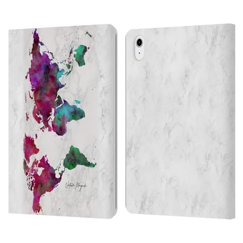Housse iPad Air 2022 cuir premium Nature Magick effet marbre chic rose