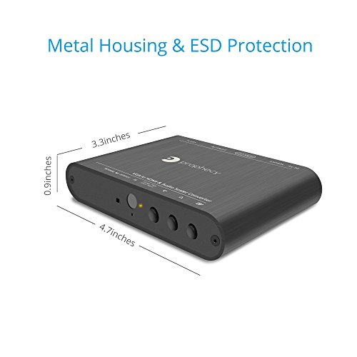 image for gofanco Prophecy VGA to HDMI Scaler Frame Converter and Adapter Deinte