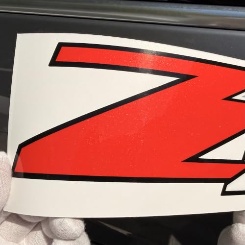 Image of GOLD HOOK Z71 4x4 Decals Compatible with Chevy Silverado 1500 2500 3500 HD GMC Sierra 2007-2013 - Bed Side Replacement Vinyl Graphics - Set of 2 (Diamond)