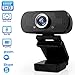 Produktbild elechok Webcam mit Mikrofon, Full HD 1080P Computer Kamera USB PC Webcam Laptop Streaming Kamera Für Skype, FaceTime,Zoom, Hangouts, etc.
