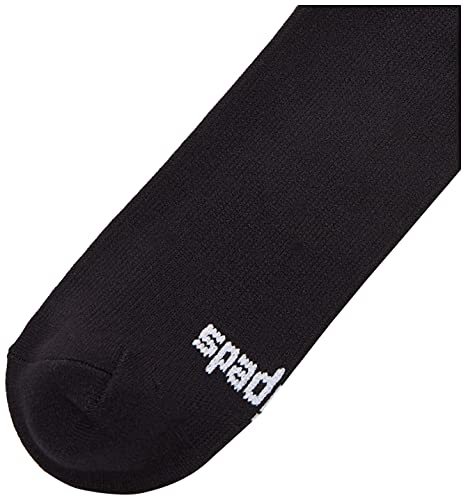 MediPeds Over the Calf (OTC) Mild Compression Socks, X-Large Mens 12-15, Black, 2 Pair2