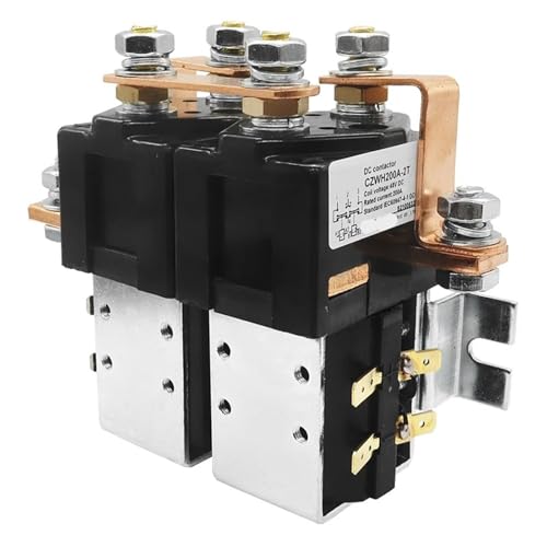 Contactor de CC CZWH-2T de 200 A conmutación reversible de 24 V y 48 V 4
