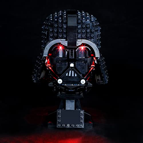 image for BRIKSMAX Led Lighting Kit for Darth Vader Helmet - Compatible with Leg