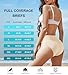 IROCUE Womens Cotton Underwear High Waisted Underwear for Women Pack Soft Strech Breathable High Leg Panties Multicolor-XXL