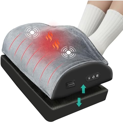 Snailax Heated Foot Rest Under Desk Cover