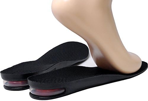 Stylebiz Height increase insole Air Cushion 1 Inch(2.5cm) Up for Men and Women-Black Color (US Men's size 7-11)
