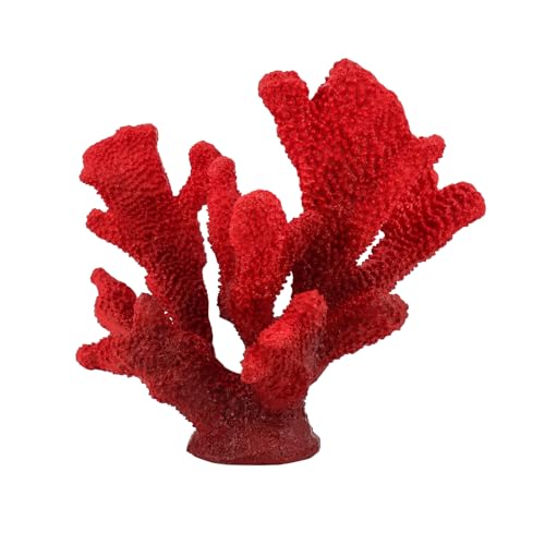 ALIWINER Beach Style Lifelike Coral Figurine, Coral Reef Statue, Ideal for Home Decor and Ocean Themed Decoration