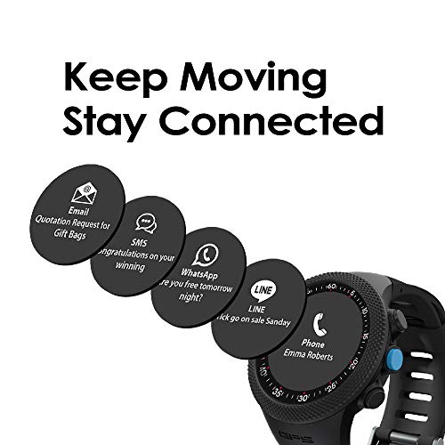 CANMORE TW-203 Multi-Sport GPS Golf Watch - 38,000+ Worldwide Golf Courses Preloaded - Tracker for Running, Cycling