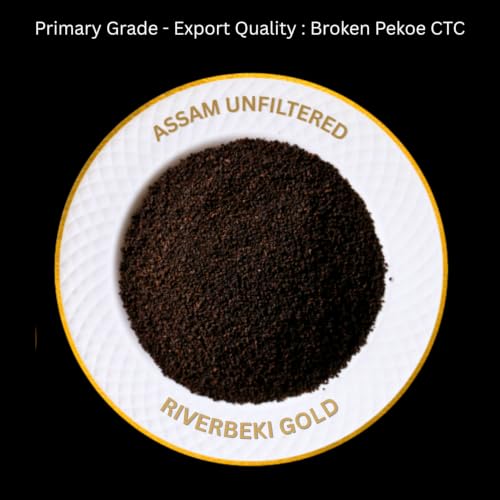 Image of RIVERBEKI Gold Premium Assam CTC Tea 1Kg | Export Quality Second Flush Black Tea for Strong, Authentic Chai