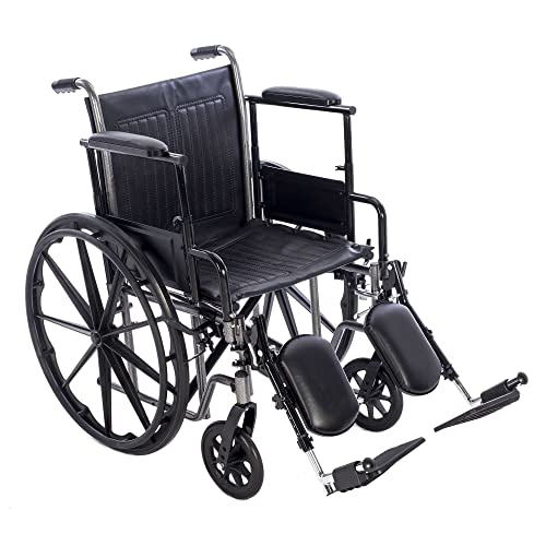 Proheal PH-WCK220FASF Lightweight Manual Wheelchairs For Adults - 20 Inch Transport Wheelchair With Adjustable Standard And Hemi Height thumb #5