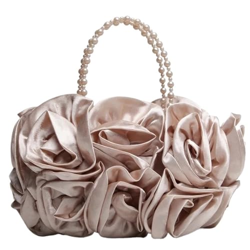 Sac de soirée en soie artisanale avec doublure douce pour mariée chic