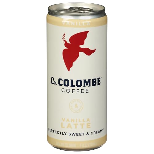 La Colombe Vanilla Draft Latte - 9 Fluid Ounce - Cold-Pressed Espresso and Frothed Milk + Vanilla - Made with Real Ingredients - Grab and Go Coffee