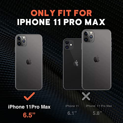 NTG [1st Generation Designed for iPhone 11 Pro Max Case, Heavy-Duty Tough Rugged Lightweight Slim Shockproof Protective Case for iPhone 11 Pro Max 6.5 inch (Black)