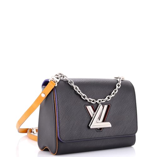 Pre-Loved Twist Convertible Handbag Epi Leather MM, Black2