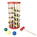 Produktbild Zerodis Pädagogisches Spielzeug für Kinder Holzturm mit Hammer Knock The Ball Leiter abrollen frühes pädagogisches Spielzeug für Kinder ab 3 Jahren