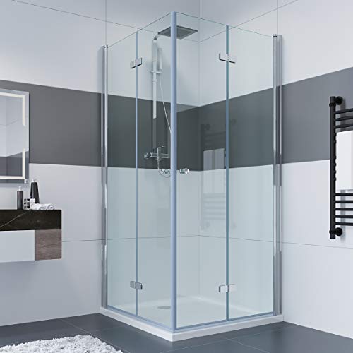 Duschabtrennung IMPTS 90 x 90 x 185 cm für Badezimmer