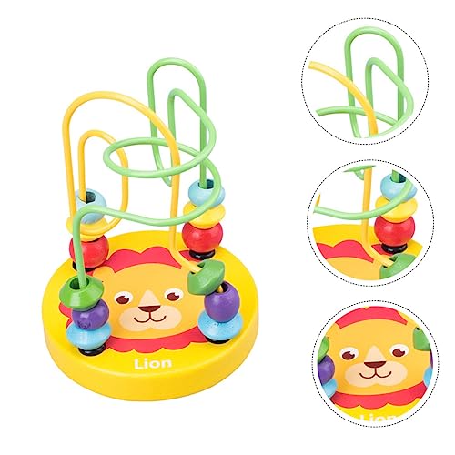 Totority 2 Conjuntos Brinquedos infantis educativos de educação infantil em torno de miçangas brinqu