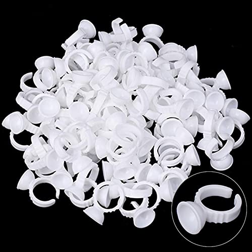 Pigment Rings -Combofix 300PCS Tattoo Ring Ink Cup Paint Ring for Tattoo Artists Perfect for Inking Ideal for Professional Use Durable Easy to Use Essential Tattooing Supplies (Small)