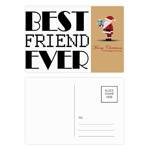 Cartes postales Best Friend Ever pour dire merci à ses proches à Noël