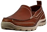 Skechers Superior Gains Mocasín para hombre, Equipaje, 9.5