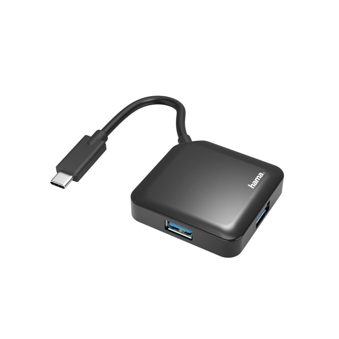 USB 3.2 USB-C Hub 1:4, bus powered, siyah