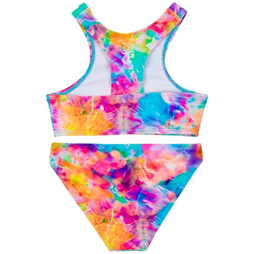 Image of SwimZip Girls' Halter Top and Bikini Bottom 2 Piece Set UPF 50+ Sun Protection